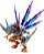 MetalGreymon Vaccine Figure-rise Standard Amplified Model Kit Digimon - Original Bandai - Imagem 3