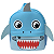 Mochila Infantil Tubarão 3D - Aventuras Animais - Imagem 1