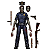 Officer Zed Police Zombie 1/18 Vitruvian H.A.C.K.S - Boss Fight - Imagem 1