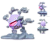 Pack 2 Figures Koffing e Weezing - Pokémon - Imagem 2