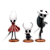 Pack 3 Figures Hollow Knight - O Cavaleiro, Hornet e Quirrel - Imagem 1