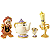 Pack 4 Figures Colecionáveis A Bela e A Fera - Imagem 1