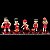 Pack 5 Figures Slam Dunk Red Team - Animes - Imagem 2