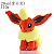 Pelúcia Flareon Pokémon - Animes - Imagem 2