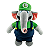 Pelúcia Luigi Elefante - Super Mário Wonder - Imagem 1