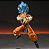 Son Goku Super Saiyan God Blue Dragon Ball - Bandai SHF - Imagem 2