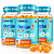 Kit 3 Omega 3 Infantil 180 gomas EPA + DHA Sabor Laranja Peixinho - Imagem 1