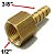 ADAPT. PARA GÁS FEMEA 1/2" X 3/8" - Imagem 1