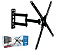 SUPORTE TV TRI-ARTICULADO 10"A 60" - PIX - Imagem 1