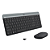 Combo Logitech Teclado e Mouse Slim MK470 Sem Fio - Imagem 1