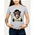 Camiseta Baby Look Macaco - Modelo 3 - Imagem 1