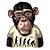 Camiseta Baby Look Macaco - Modelo 3 - Imagem 4