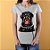 Camiseta Baby Look Rottweiler com Cara de Bravo - Imagem 5