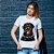 Camiseta Baby Look Rottweiler com Cara de Bravo - Imagem 1