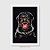 Quadro Rottweiler com Cara de Bravo - Imagem 2