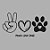 Camiseta Peace, love, dogs - Imagem 4