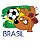 Camiseta Infantil Brasil - Cachorro Jogador - Imagem 5