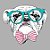 Camiseta Infantil Bulldog Inglês de Óculos e Gravatinha - Imagem 4