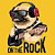 Camiseta Baby Look Pug On The Rock - Imagem 6