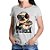 Camiseta Baby Look Pug On The Rock - Imagem 1