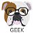 Camiseta Baby Look Bulldog Inglês Geek - Imagem 6