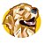 Camiseta Baby Look Golden Retriever Mosaico Guth Dog - Imagem 2