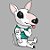 Camiseta Bull Terrier I Love Dad - Imagem 4