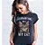 Camiseta Baby Look Quarantine With My Cat - Imagem 1