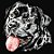 Camiseta Rottweiler Cara Preta Pintura Digital - Imagem 5