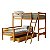 Cama Beliche L Solteiro Madeira Macica 2 Gavetoes - Imagem 8