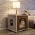 Mesa De Cabeceira Pet Casinha Cachorro Gato Madeira Mdf - Imagem 1