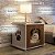 Mesa De Cabeceira Pet Casinha Cachorro Gato Madeira Mdf - Imagem 3