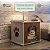 Mesa De Cabeceira Pet Casinha Cachorro Gato Madeira Mdf - Imagem 2