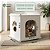 Mesa De Cabeceira Pet Casinha Cachorro Gato Madeira Mdf - Imagem 5