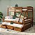 Cama Treliche Casal Casal Madeira Maciça 3 Gavetas - Imagem 14
