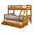 Cama Treliche Casal Solteiro Madeira Maciça 3 Gavetas - Imagem 23