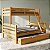 Cama Treliche Casal Solteiro Madeira Maciça Auxiliar Casal - Imagem 13