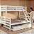 Cama Treliche Casal Solteiro Madeira Maciça Auxiliar Casal - Imagem 4