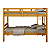 Cama Beliche Suspenso Solteiro Madeira Mdf Com Grade - Imagem 17