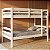 Cama Beliche Suspenso Solteiro Madeira Mdf Com Grade - Imagem 7