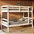 Cama Beliche Suspenso Solteiro Madeira Mdf Com Grade - Imagem 8