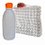 GARRAFA PLAS COM TAMPA LARANJA 1L 100UN - MALUGER - Imagem 1