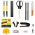 KIT ESCRIT 7 COMPART 16 ACESSORIOS - DELI - Imagem 9
