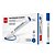 MARCADOR QUAD BCO PONTA REDON 1.8MM AZL DELI - Imagem 1