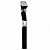CORDÃO PARA CRACHÁ BGE-549 PRETO 10UN - KIT - Imagem 1