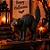 Gato Preto Assustado de Halloween - Imagem 4