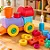 Brinquedo Locomotiva de Construção 21 Peças - Imagem 5