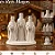 Três Reis Magos Branco – Estátua Religiosa de Natal - Imagem 2