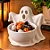 Pote Fantasma Halloween Porta-Doces - Imagem 1
