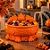 Tigela Porta-Doces Halloween Gato Abóbora Laranja - Imagem 5